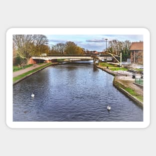 The River Kennet at Newbury Sticker